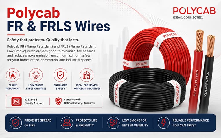 Polycab FR & FRLS Wires