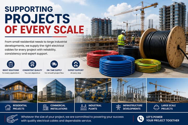 Cable Suppliers in Pune Supporting Residential Commercial and Industrial Projects